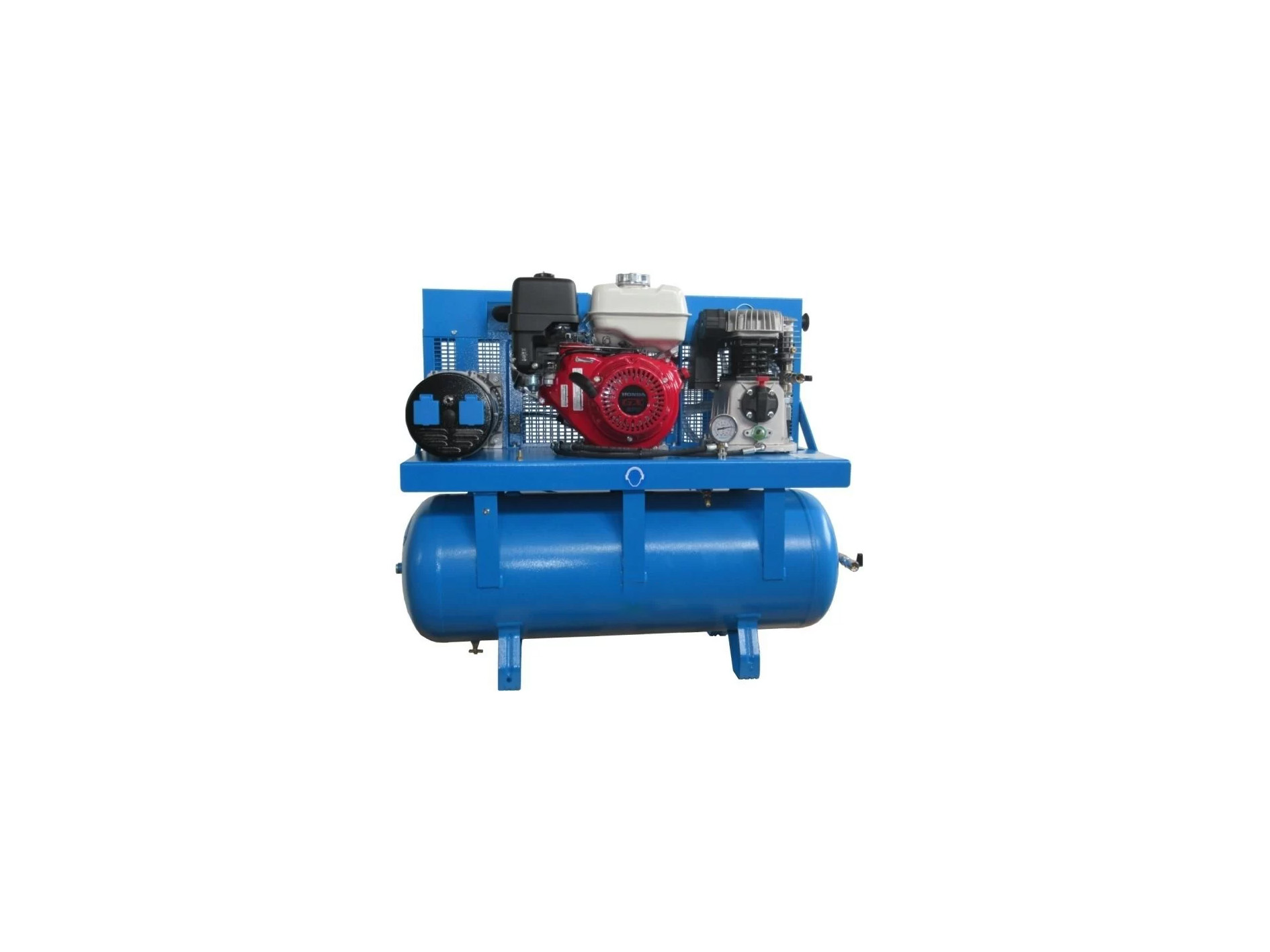 Gruppo elettrogeno con compressore benzina 3 kVA